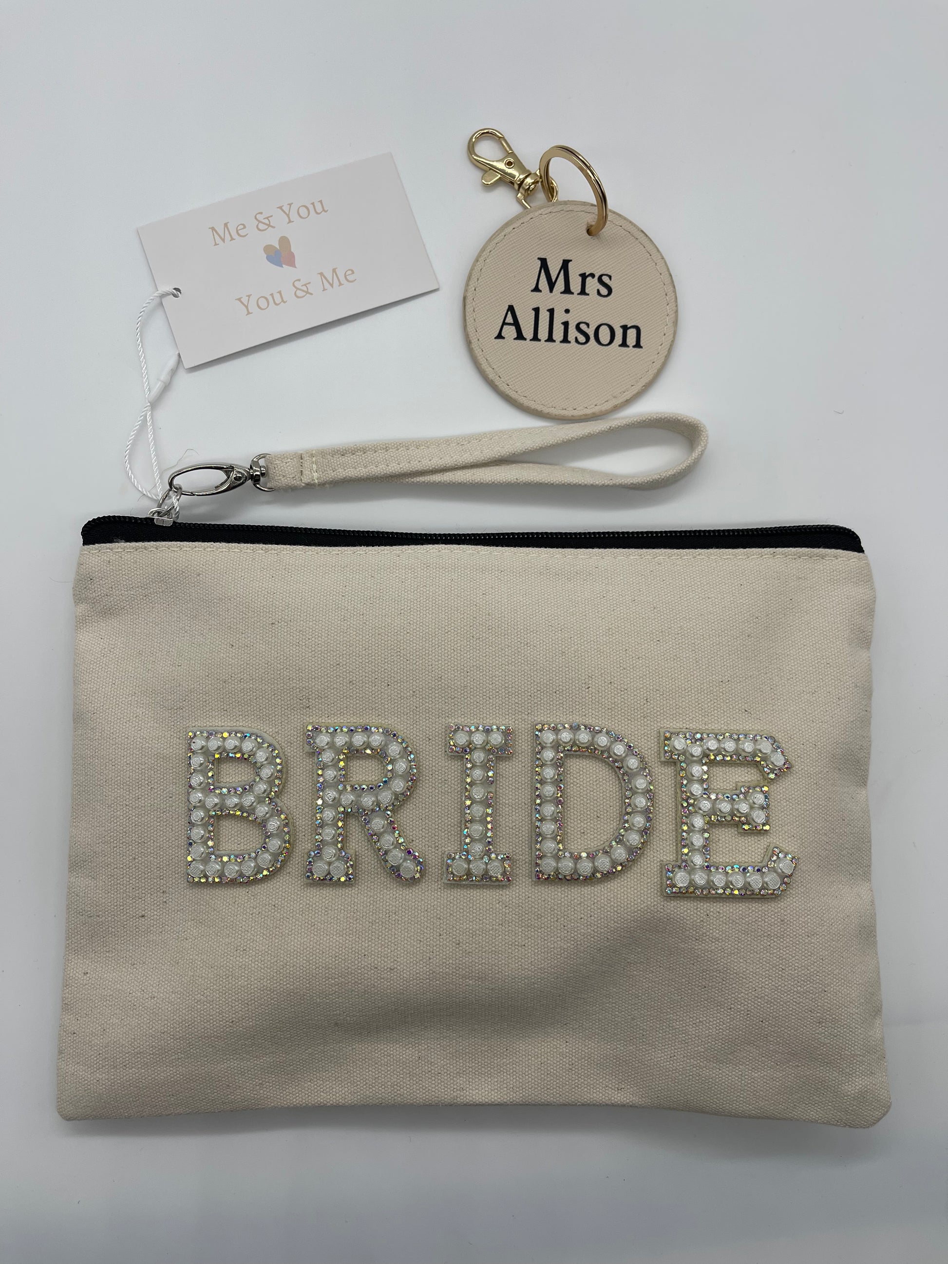 BRIDE Wristlet Pouch - Me And You You And Me Co 