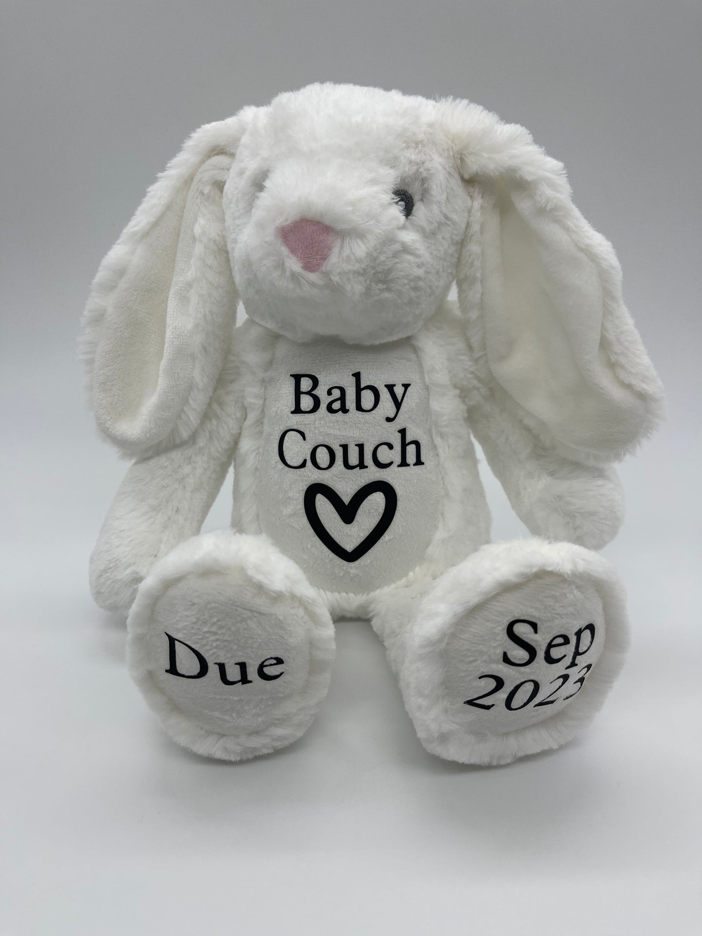 Baby Announcement bunny - Me And You You And Me Co 