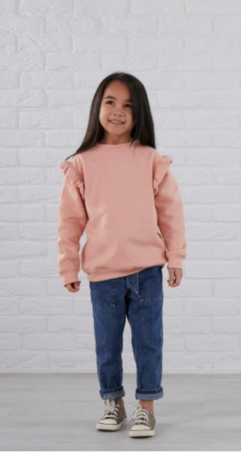 Signature Frilly Sweatshirt - Me And You You And Me Co 