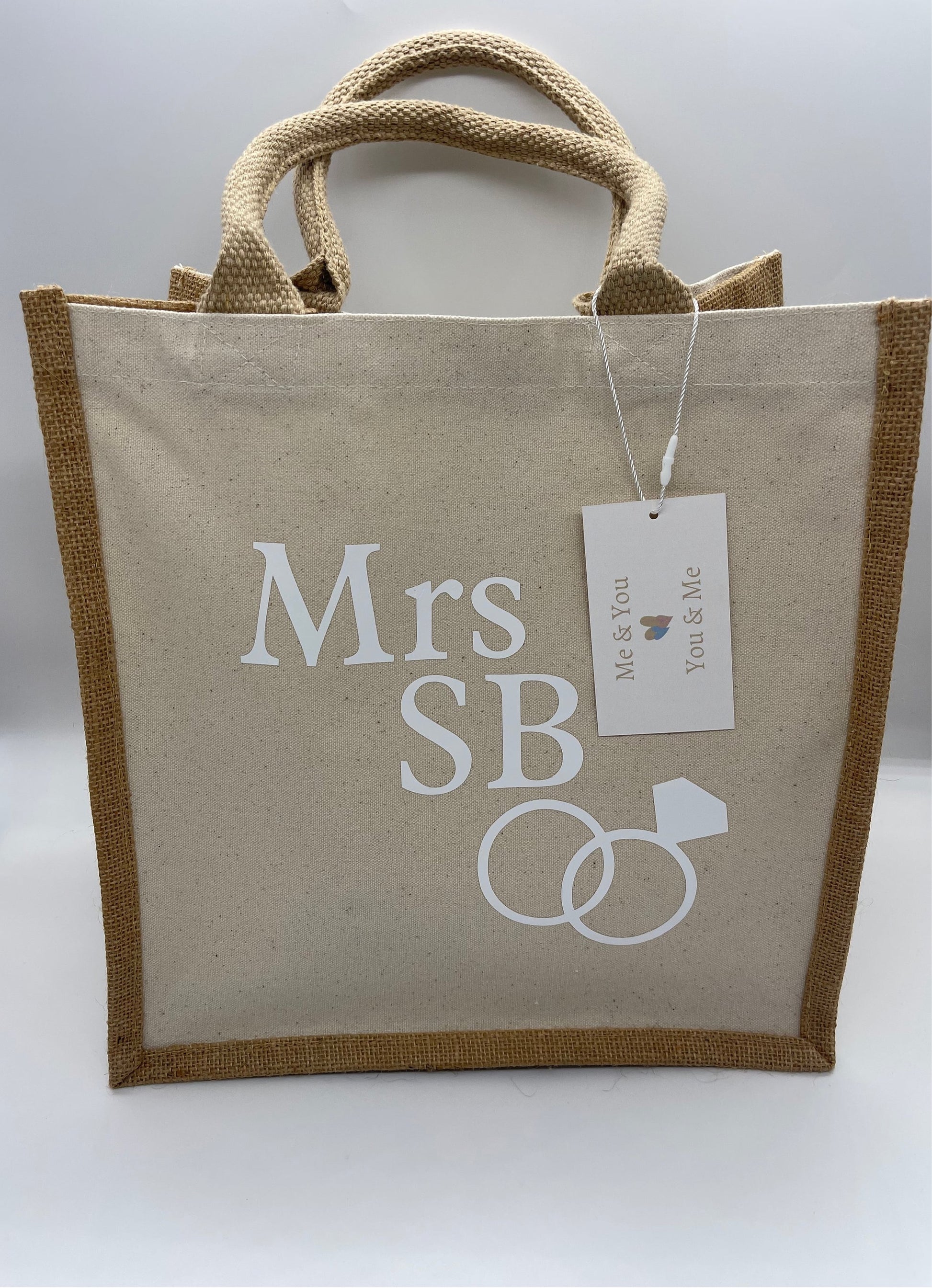 Wedding jute bag - Me And You You And Me Co 