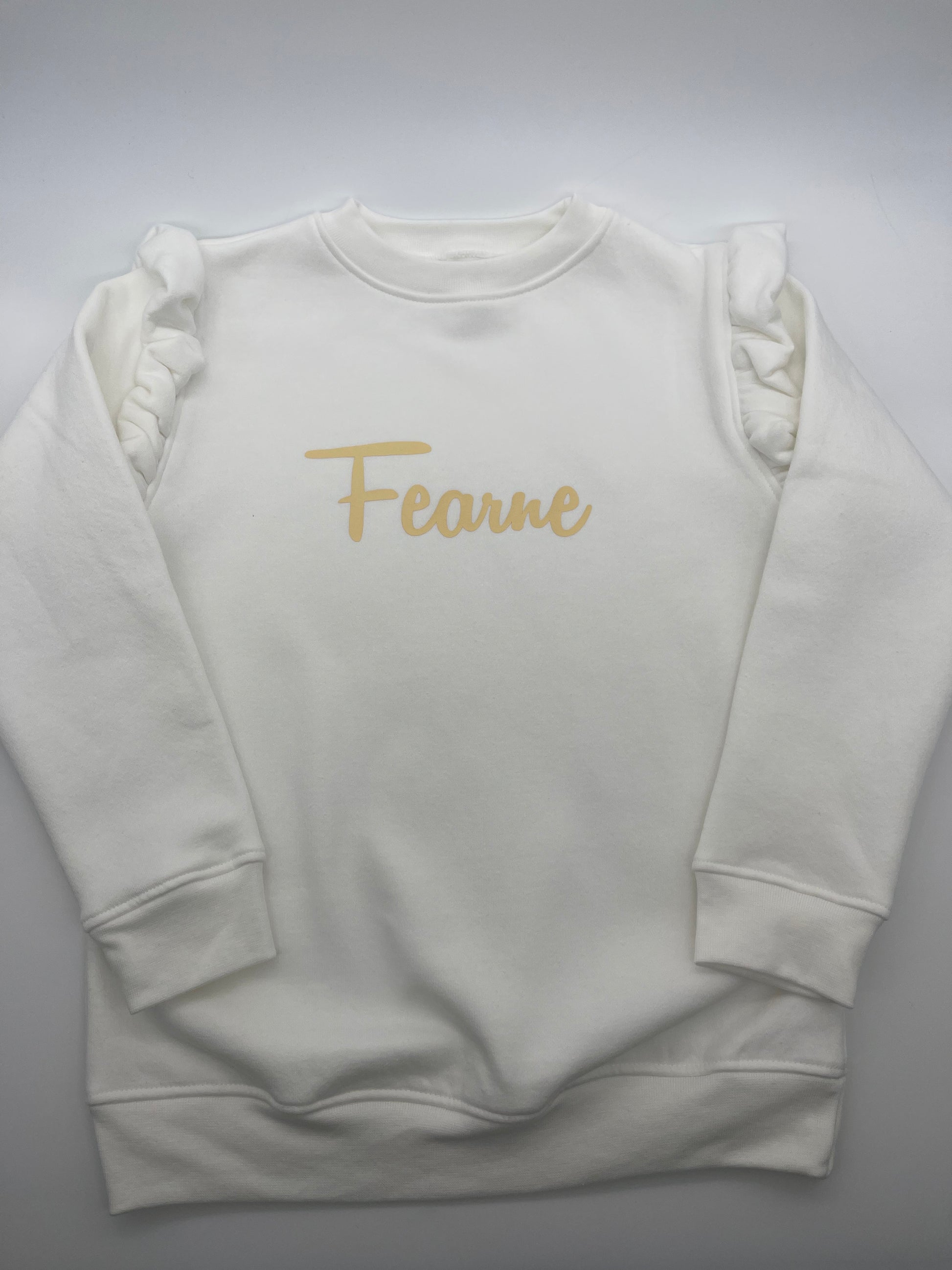 Signature Frilly Sweatshirt - Me And You You And Me Co 