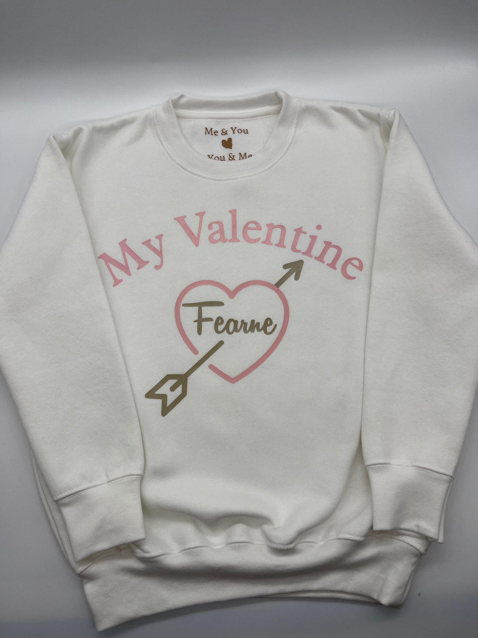 My Valentine Sweatshirt - Me And You You And Me Co 