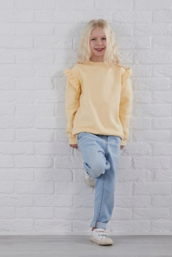 Signature Frilly Sweatshirt - Me And You You And Me Co 