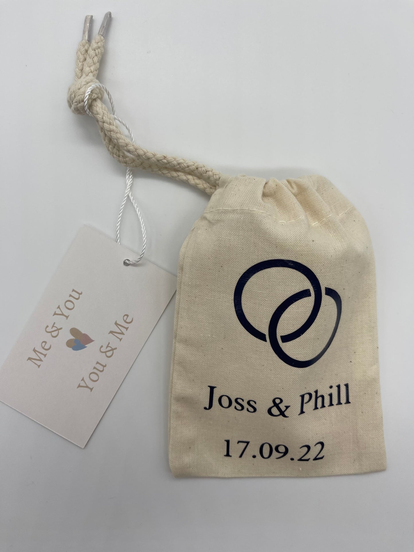 Wedding Rings Pouch - Me And You You And Me Co 