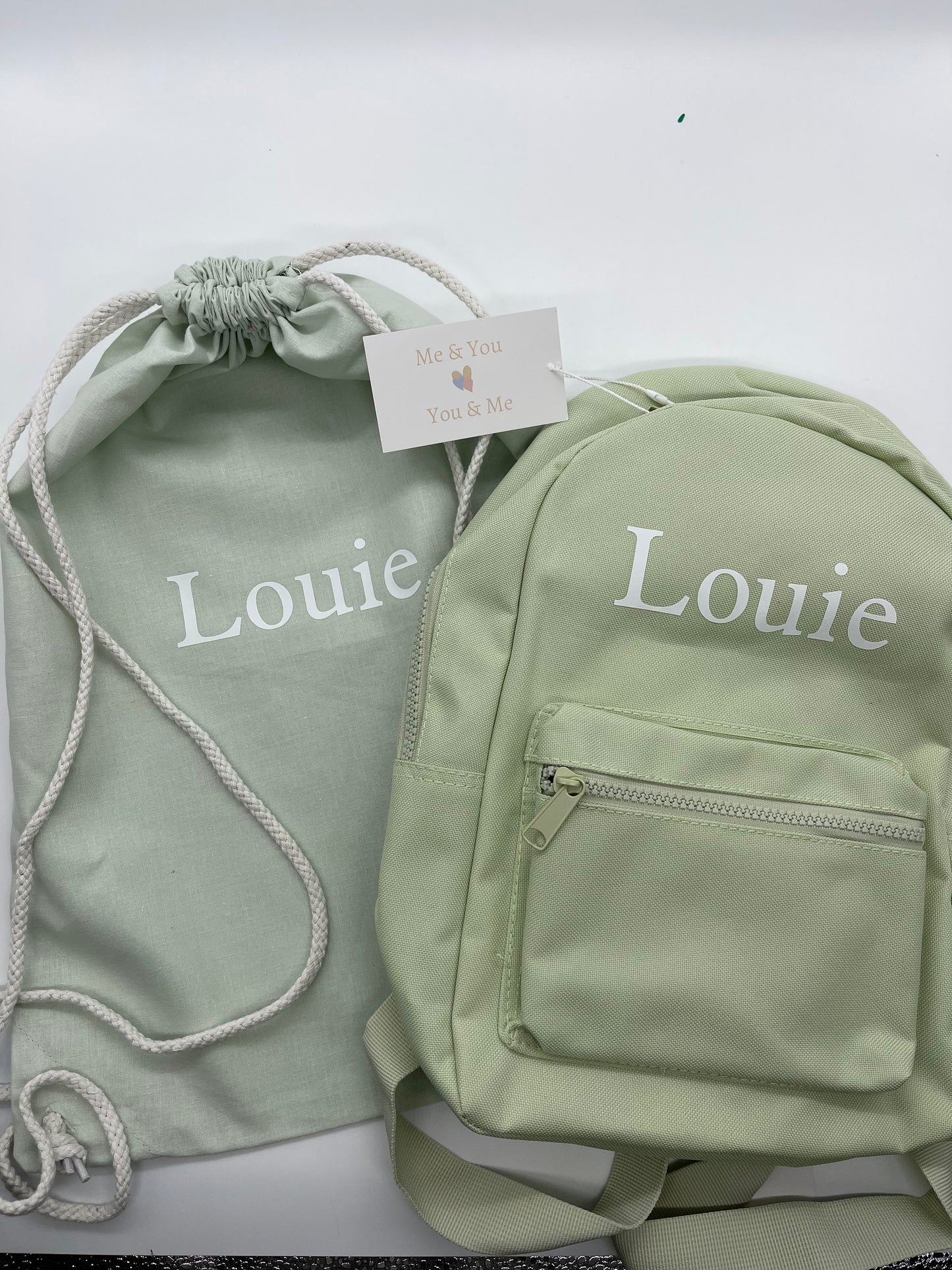 Green Mini Backpack Set - Me And You You And Me Co 